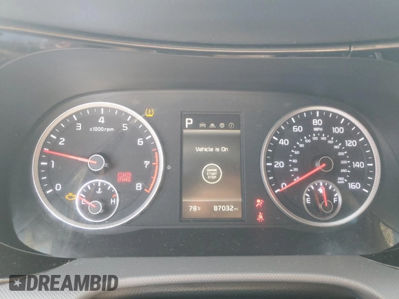 2021 Kia K5 LXS with VIN 5XXG14J28MG067324, listed as a Copart auction lot 48821935 with 87,032 mi miles and Salvage Title. Bid and sale history available at carsss.com. Image 9.