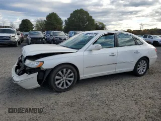 2009 Hyundai Azera Limited with VIN KMHFC46FX9A380598, listed as a Copart auction lot 78876024 with 203,725 mi miles and Salvage Title. Bid and sale history available at DreamBid. Image 1.