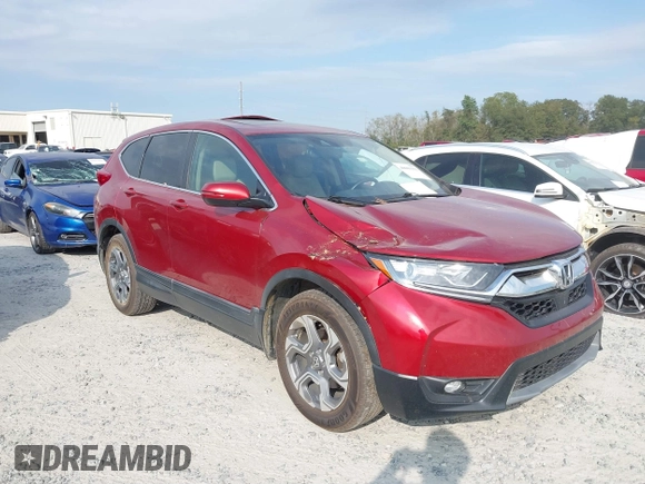 2018 Honda CR-V EX-L with VIN 2HKRW2H81JH699400, listed as a IAAI auction lot 40601913 with 139,417 mi miles. Bid and sale history available at carsss.com. Image 1.