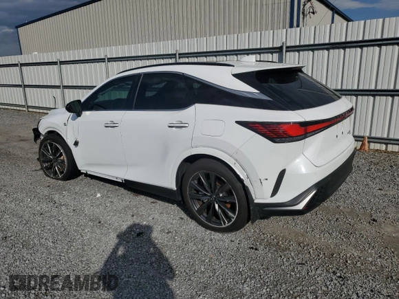 2023 Lexus RX with VIN 2T2BAMCA8PC037679, listed as a Copart auction lot 73362704 with 6,485 mi miles and Salvage Title. Bid and sale history available at carsss.com. Image 2.