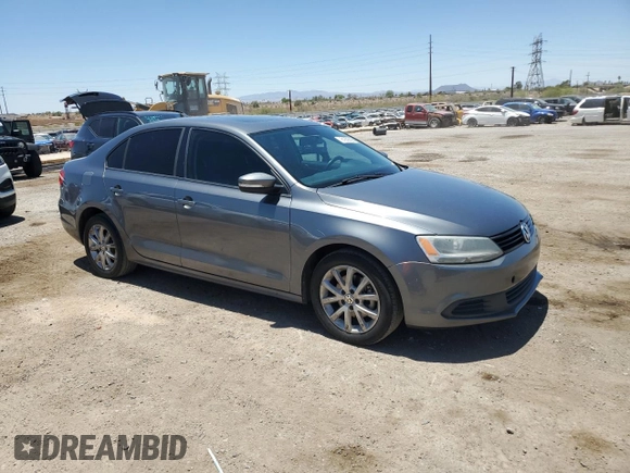 2012 Volkswagen Jetta SE с VIN 3VWDP7AJ5CM411860, выставлен на аукционе Copart как лот 61605695 с пробегом 187 743 миль миль и Чистый • Clean title. История ставок и продаж доступна на DreamBid. Изображение 4.