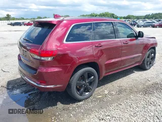 2016 Jeep Grand Cherokee Overland z VIN 1C4RJECG6GC401782, wystawiony jako IAAI lot #42442771 z przebiegiem 104 196 mil mil oraz . Historia ofert i sprzedaży dostępna na DreamBid. Obrazek 4.