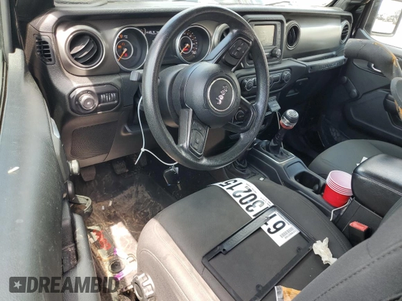 2018 Jeep Wrangler Unlimited Sport S с VIN 1C4HJXDG7JW152968, выставлен на аукционе Copart как лот 61130215 с пробегом 60 796 миль миль и Списание • Salvage title. История ставок и продаж доступна на DreamBid. Изображение 8.