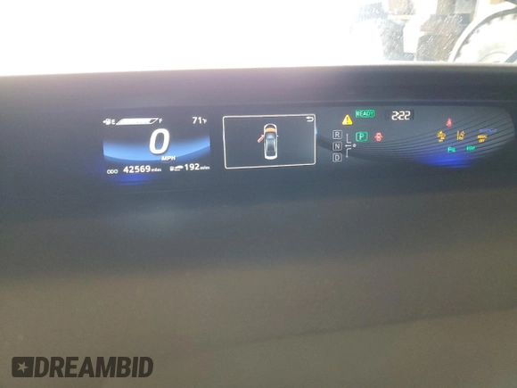 2019 Toyota Mirai with VIN JTDBVRBD4KA006864, listed as a Copart auction lot 59985375 with 42,569 mi miles and Salvage title. Bid and sale history available at DreamBid. Image 9.