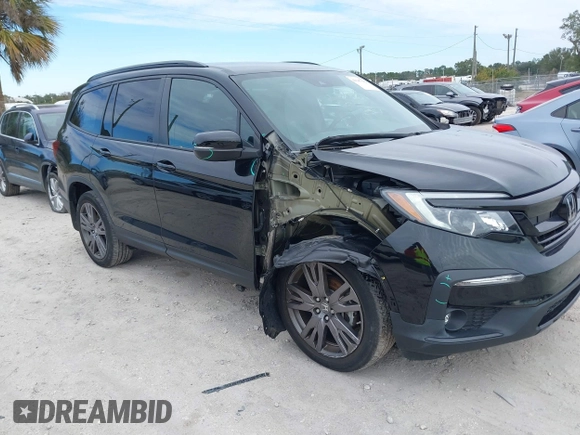 2022 Honda Pilot Sport with VIN 5FNYF6H32NB092899, listed as a IAAI auction lot 41247392 with 25,656 mi miles. Bid and sale history available at carsss.com. Image 6.