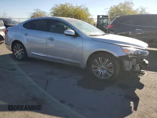 2016 Kia Cadenza Premium with VIN KNALN4D71G5218729, listed as a Copart auction lot 83393954 with 34,343 mi miles and Salvage Title. Bid and sale history available at carsss.com. Image 4.