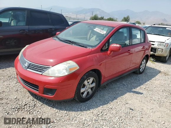 2007 Nissan Versa 1.8 S with VIN 3N1BC13E77L352733, listed as a Copart auction lot 65139024 with 206,606 mi miles and Clean Title. Bid and sale history available at carsss.com. Image 1.