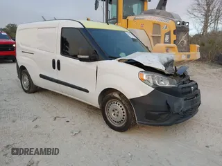 2018 Ram ProMaster City Cargo Van Tradesman with VIN ZFBERFAB4J6J43095, listed as a IAAI auction lot 41108774 with 82,354 mi miles. Bid and sale history available at carsss.com. Image 1.