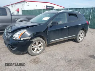 2011 Nissan Rogue SV with VIN JN8AS5MT8BW167419, listed as a IAAI auction lot 42002578 with 170,443 mi miles. Bid and sale history available at carsss.com. Image 2.