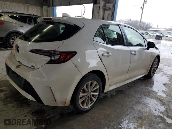 2023 Toyota Corolla Hatchback SE with VIN JTND4MBE2P3200517, listed as a Copart auction lot 44409004 with 41,445 mi miles. Bid and sale history available at carsss.com. Image 3.
