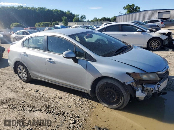 2012 Honda Civic LX z VIN 19XFB2F59CE078873, wystawiony jako Copart lot #58323605 z przebiegiem 210 080 mil mil oraz Czysty tytuł • Clean title. Historia ofert i sprzedaży dostępna na DreamBid. Obrazek 4.