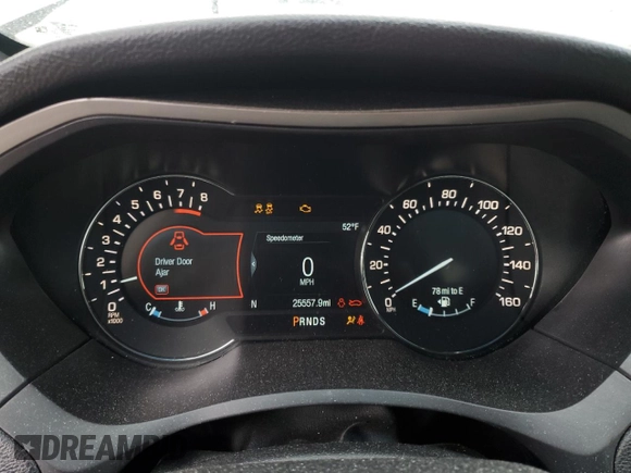2017 Lincoln MKZ Select with VIN 3LN6L5C99HR653314, listed as a Copart auction lot 58019925 with 25,557 mi miles and Salvage title. Bid and sale history available at DreamBid. Image 9.