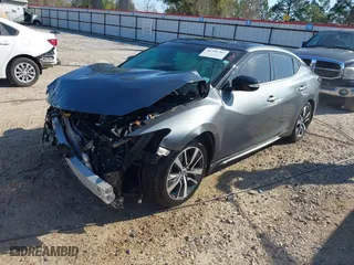 2019 Nissan Maxima SV with VIN 1N4AA6AV5KC384122, listed as a IAAI auction lot 41749785 with 60,989 mi miles. Bid and sale history available at carsss.com. Image 18.