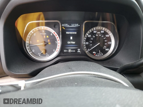 2016 Nissan Titan SL with VIN 1N6BA1F48GN511567, listed as a Copart auction lot 57864775 with 141,545 mi miles and Salvage title. Bid and sale history available at DreamBid. Image 9.