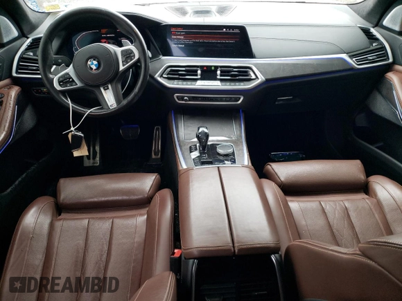 2020 BMW X5 M50i with VIN 5UXJU4C03L9C29527, listed as a Copart auction lot 48200484 with 83,721 mi miles. Bid and sale history available at carsss.com. Image 8.