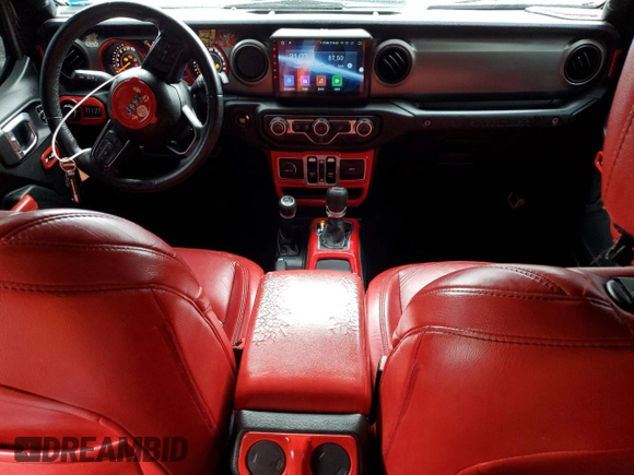 2018 Jeep Wrangler Unlimited Sport S z VIN 1C4HJXDG4JW137697, wystawiony jako Copart lot #56577525 z przebiegiem 42 297 mil mil oraz Szkoda całkowita • Salvage title. Historia ofert i sprzedaży dostępna na DreamBid. Obrazek 8.