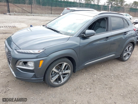 2021 Hyundai Kona Limited with VIN KM8K3CA51MU695241, listed as a IAAI auction lot 41891831 with 48,457 mi miles. Bid and sale history available at carsss.com. Image 2.