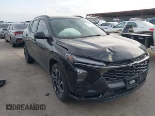 2025 Chevrolet Trax 2RS with VIN KL77LJEP1SC101628, listed as a IAAI auction lot 41585757 with 11,000 mi miles. Bid and sale history available at carsss.com. Image 1.