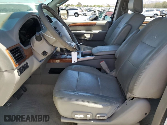 2008 Infiniti QX56 with VIN 5N3AA08C48N908968, listed as a Copart auction lot 53845735 with 166,339 mi miles and Salvage Title. Bid and sale history available at DreamBid. Image 7.