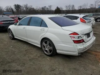 2009 Mercedes-Benz S-Class 5.5L V8 with VIN WDDNG71X59A245895, listed as a Copart auction lot 44046305 with 126,026 mi miles and Salvage Title. Bid and sale history available at carsss.com. Image 2.