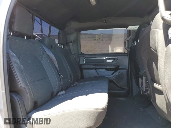 2021 Ram 1500 Lone Star with VIN 1C6RREFT2MN590066, listed as a Copart auction lot 56341115 with 9,366 mi miles and Salvage title. Bid and sale history available at DreamBid. Image 10.
