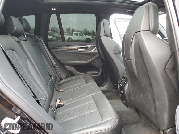 2023 BMW X3 M with VIN 5YM13EC02P9R76895, listed as a Copart auction lot 84182294 with 17,257 mi miles and Salvage title. Bid and sale history available at DreamBid. Image 11.