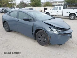 2024 Toyota Prius SE z VIN JTDACACU8R3027202, wystawiony jako IAAI lot #41727758 z przebiegiem 4 625 mil mil oraz . Historia ofert i sprzedaży dostępna na DreamBid. Obrazek 1.