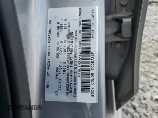 2010 Mazda 3 S Sport with VIN JM1BL1H5XA1317706, listed as a Copart auction lot 63830195 with 141,107 mi miles and Salvage title. Bid and sale history available at DreamBid. Image 13.