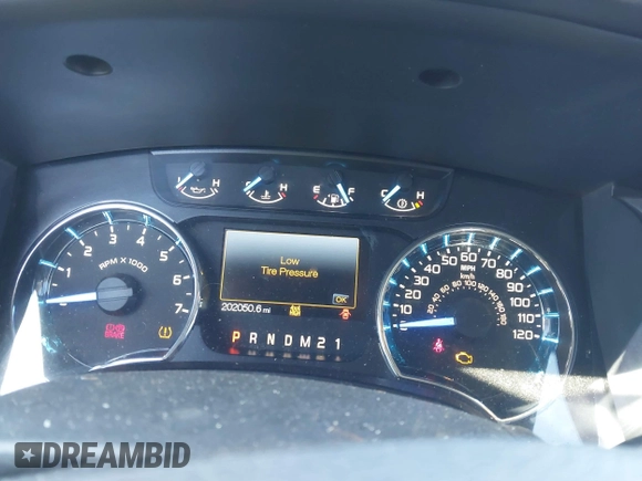 2012 Ford F-150 XL with VIN 1FTFX1ET1CFC01194, listed as a IAAI auction lot 41845414 with 202,050 mi miles. Bid and sale history available at carsss.com. Image 7.