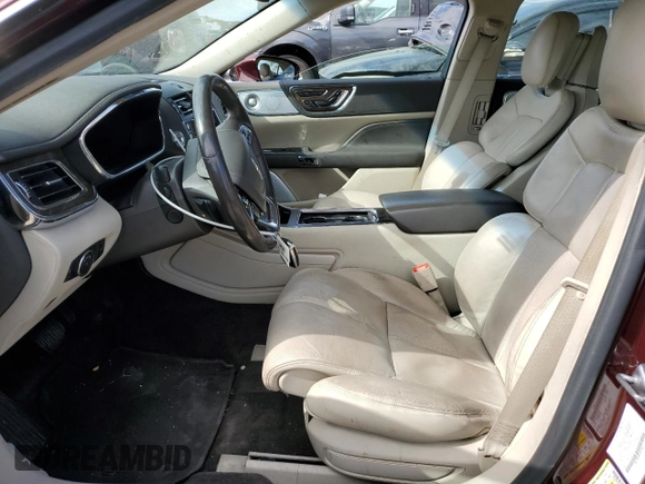 2017 Lincoln Continental Reserve with VIN 1LN6L9NP0H5605464, listed as a Copart auction lot 80732344 with 102,616 mi miles and Salvage Title. Bid and sale history available at carsss.com. Image 7.