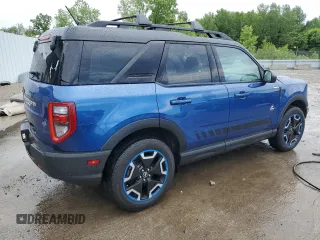 2024 Ford Bronco Sport Outer Banks z VIN 3FMCR9C67RRF01581, wystawiony jako Copart lot #58471135 z przebiegiem 17 056 mil mil oraz Szkoda całkowita • Salvage title. Historia ofert i sprzedaży dostępna na DreamBid. Obrazek 3.