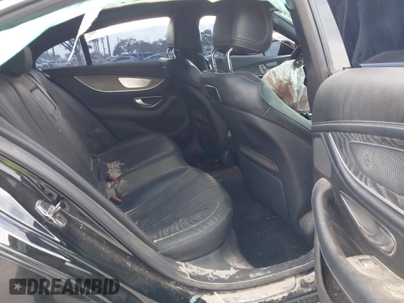2019 Mercedes-Benz CLS with VIN WDD2J5KB2KA035689, listed as a IAAI auction lot 41263237 with 57,609 mi miles. Bid and sale history available at carsss.com. Image 8.