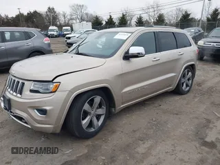 2015 Jeep Grand Cherokee Overland with VIN 1C4RJFCG5FC928085, listed as a IAAI auction lot 41540870 with 93,846 mi miles. Bid and sale history available at carsss.com. Image 2.