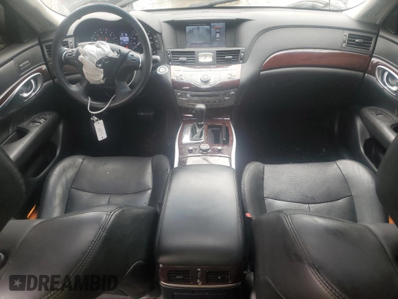 2016 Infiniti Q70 with VIN JN1BY1PRXGM721296, listed as a Copart auction lot 57843995 with 69,747 mi miles and Salvage title. Bid and sale history available at DreamBid. Image 8.