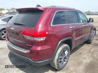 2018 Jeep Grand Cherokee Limited with VIN 1C4RJFBG7JC199758, listed as a IAAI auction lot 42241394 with 108,141 mi miles and . Bid and sale history available at DreamBid. Image 4.