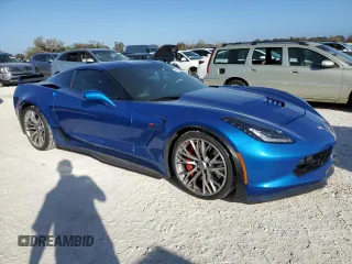 2016 Chevrolet Corvette Z06 1LZ with VIN 1G1YP2D64G5601801, listed as a Copart auction lot 76902984 with 8,455 mi miles and Salvage Title. Bid and sale history available at carsss.com. Image 4.