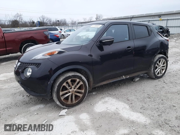 2015 Nissan Juke S with VIN JN8AF5MV9FT559032, listed as a Copart auction lot 41798855 with 85,026 mi miles and Salvage Title. Bid and sale history available at carsss.com. Image 1.