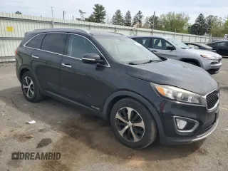 2016 Kia Sorento EX with VIN 5XYPHDA58GG006609, listed as a Copart auction lot 54546415 with 195,504 mi miles and Salvage title. Bid and sale history available at DreamBid. Image 4.