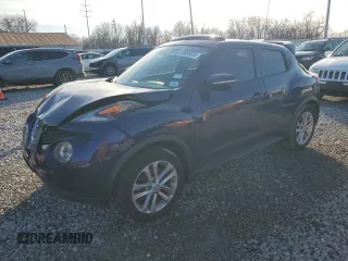 2016 Nissan Juke S with VIN JN8AF5MV3GT657071, listed as a Copart auction lot 43805035 with 85,962 mi miles and Salvage Title. Bid and sale history available at carsss.com. Image 1.