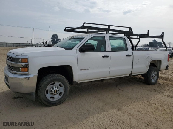2015 Chevrolet Silverado 2500HD Work Truck with VIN 1GC1CUEGXFF168260, listed as a Copart auction lot 88444545 with 74,719 mi miles and Salvage Title. Bid and sale history available at carsss.com. Image 1.
