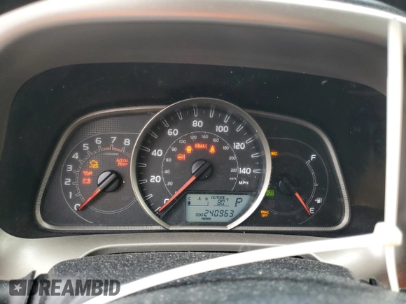 2013 Toyota RAV4 XLE with VIN JTMRFREV4DD044404, listed as a Copart auction lot 57251405 with 240,963 mi miles and Salvage title. Bid and sale history available at DreamBid. Image 9.