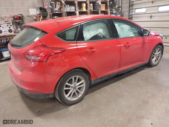 2017 Ford Focus SE with VIN 1FADP3K29HL317871, listed as a IAAI auction lot 41543065 with 52,537 mi miles. Bid and sale history available at carsss.com. Image 4.