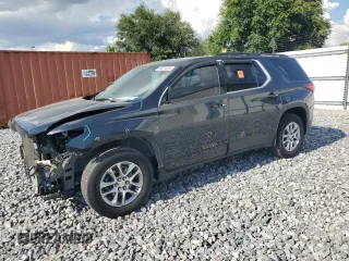 2019 Chevrolet Traverse LT Cloth z VIN 1GNERGKW5KJ164578, wystawiony jako Copart lot #59973835 z przebiegiem 200 183 mil mil oraz Nie do naprawy • Non repairable. Historia ofert i sprzedaży dostępna na DreamBid. Obrazek 1.