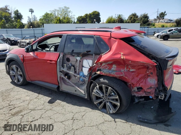 2023 Toyota bZ4X XLE with VIN JTMABABA6PA029338, listed as a Copart auction lot 53708195 with 5,743 mi miles and Salvage Title. Bid and sale history available at DreamBid. Image 2.