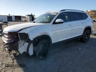 2023 Volkswagen Atlas SE with VIN 1V2JR2CA6PC554791, listed as a Copart auction lot 88575555 with 25,605 mi miles and Salvage title. Bid and sale history available at DreamBid. Image 1.