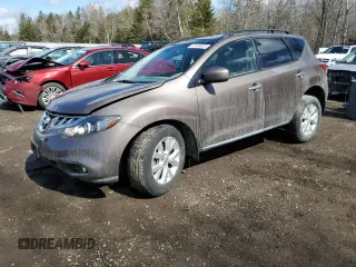 2014 Nissan Murano SL z VIN JN8AZ1MW1EW533434, wystawiony jako Copart lot #47439025 z przebiegiem 168 291 mil mil oraz Tytuł czysty. Historia ofert i sprzedaży dostępna na DreamBid. Obrazek 1.