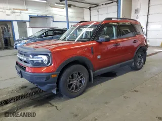 2022 Ford Bronco Sport Big Bend with VIN 3FMCR9B61NRD66187, listed as a Copart auction lot 47047395 with 20,472 mi miles and Salvage Title. Bid and sale history available at carsss.com. Image 1.