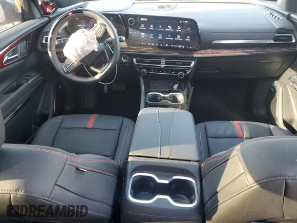 2024 Chevrolet Traverse AWD RS with VIN 1GNEVLKSXRJ166466, listed as a Copart auction lot 80691704 with 7,219 mi miles and Salvage Title. Bid and sale history available at carsss.com. Image 8.