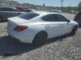 2019 Genesis G70 Advanced with VIN KMTG74LEXKU016731, listed as a Copart auction lot 52879505 with 122,465 mi miles and Salvage title. Bid and sale history available at DreamBid. Image 3.