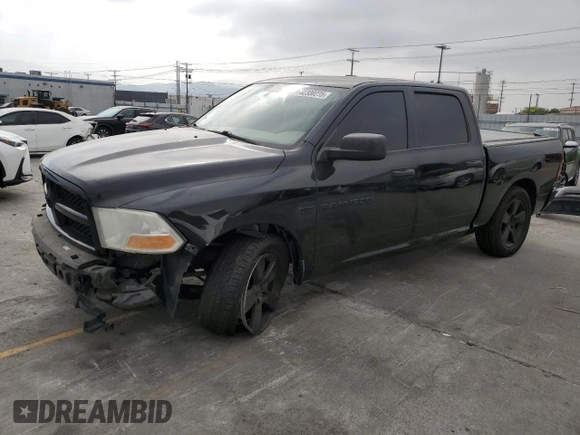 2012 Ram 1500 Express with VIN 1C6RD6KT4CS156807, listed as a Copart auction lot 62300235 with 176,960 mi miles and Salvage title. Bid and sale history available at DreamBid. Image 1.
